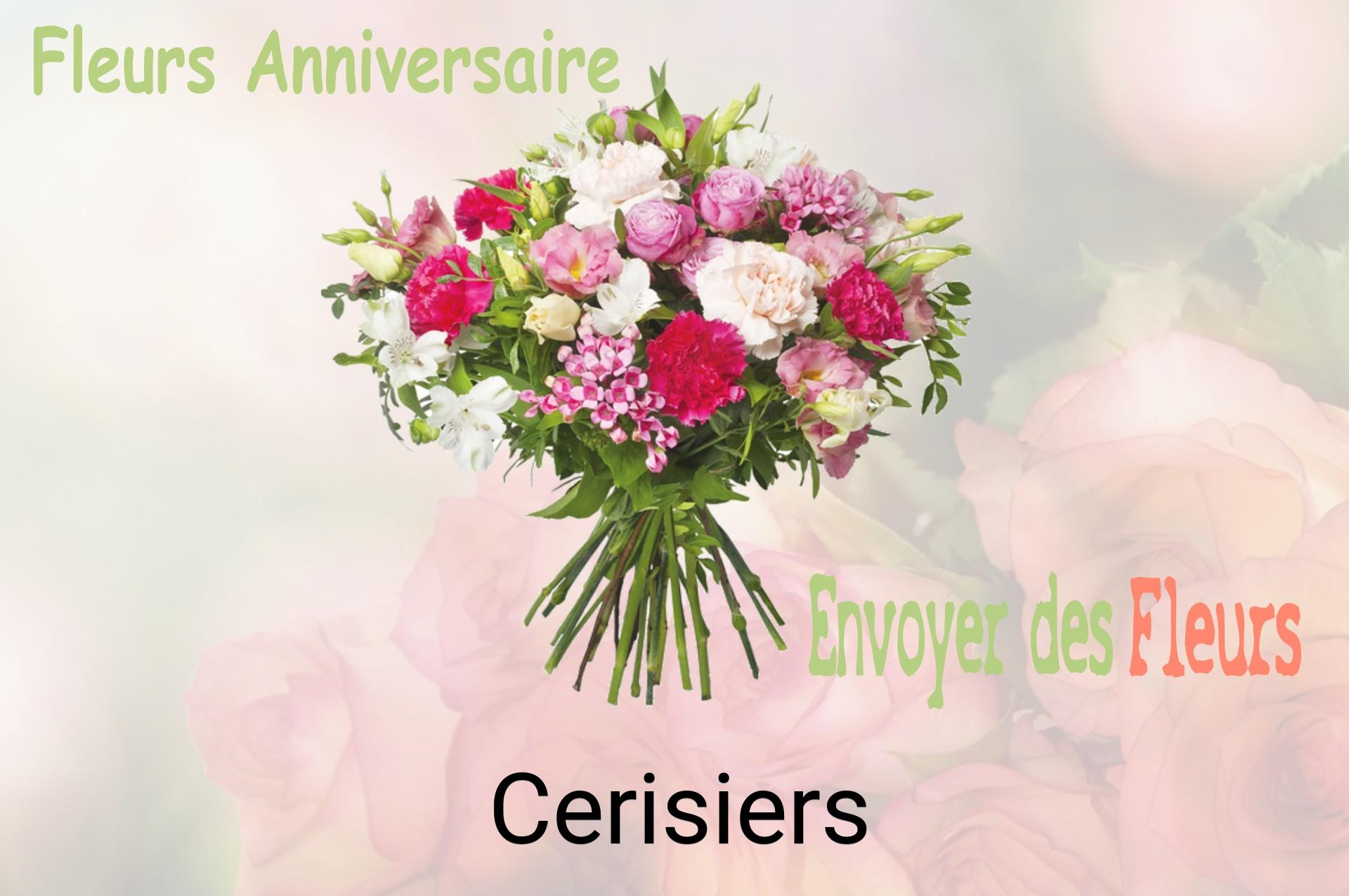 Bouquet de fleurs d’anniversaire livré à Cerisiers
